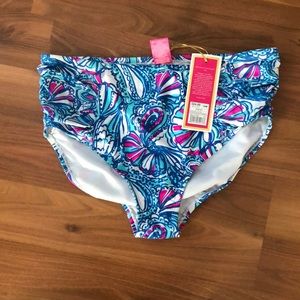 Lilly Pulitzer high waisted bikini bottoms